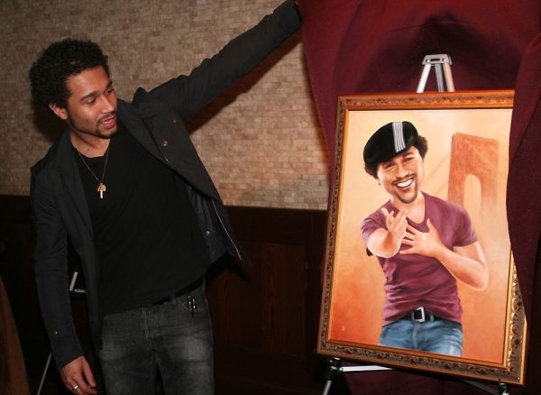 Photo Coverage: Corbin Bleu Portrait Unveiled at Tony's diNapoli Image