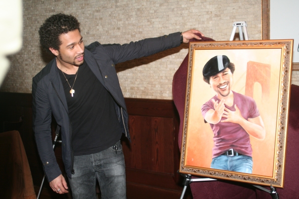 Photo Coverage: Corbin Bleu Portrait Unveiled at Tony's diNapoli Image