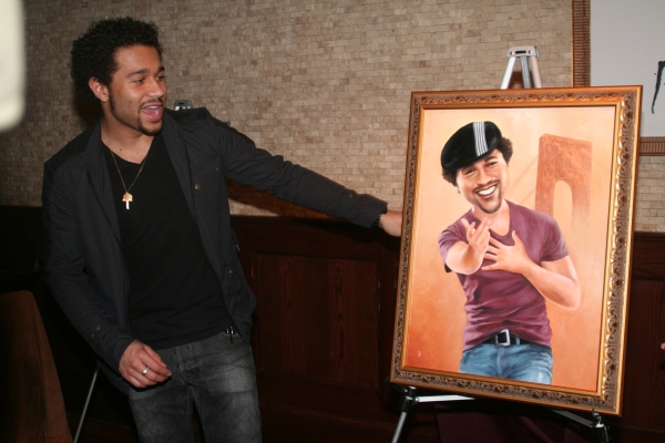 Photo Coverage: Corbin Bleu Portrait Unveiled at Tony's diNapoli Image