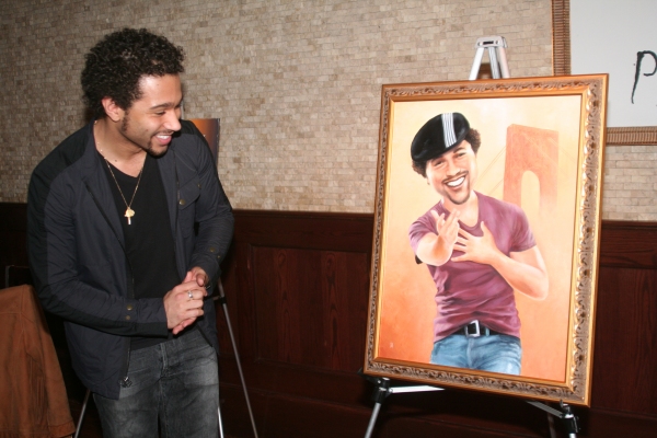 Photo Coverage: Corbin Bleu Portrait Unveiled at Tony's diNapoli Image