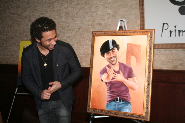 Photo Coverage: Corbin Bleu Portrait Unveiled at Tony's diNapoli Image