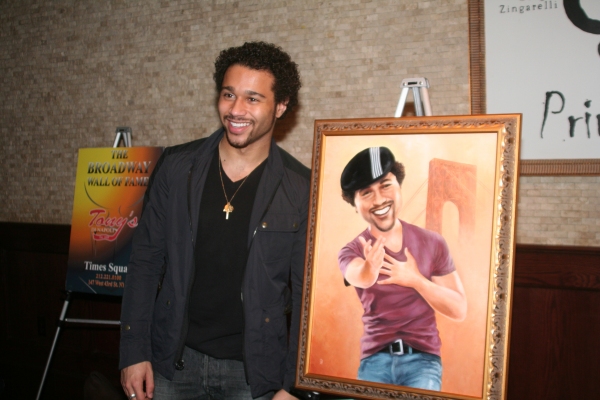 Photo Coverage: Corbin Bleu Portrait Unveiled at Tony's diNapoli Image