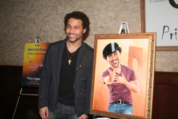 Photo Coverage: Corbin Bleu Portrait Unveiled at Tony's diNapoli Image