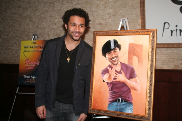 Photo Coverage: Corbin Bleu Portrait Unveiled at Tony's diNapoli  Image