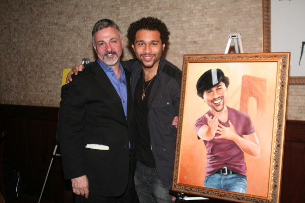 Photo Coverage: Corbin Bleu Portrait Unveiled at Tony's diNapoli Image