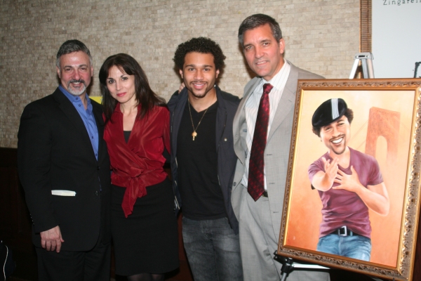 Joseph Callari, Valerie Smaldone, Corbin Bleu and Bruce Dimpflmaier Photo