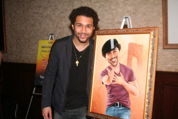 Photo Coverage: Corbin Bleu Portrait Unveiled at Tony's diNapoli Image