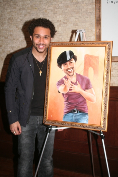 Photo Coverage: Corbin Bleu Portrait Unveiled at Tony's diNapoli Image