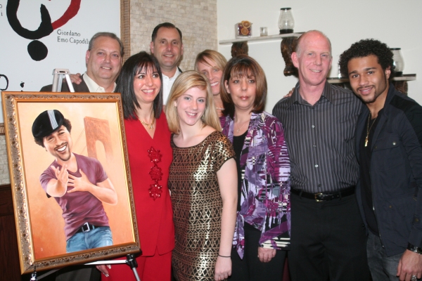 Photo Coverage: Corbin Bleu Portrait Unveiled at Tony's diNapoli Image