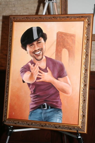 Photo Coverage: Corbin Bleu Portrait Unveiled at Tony's diNapoli Image