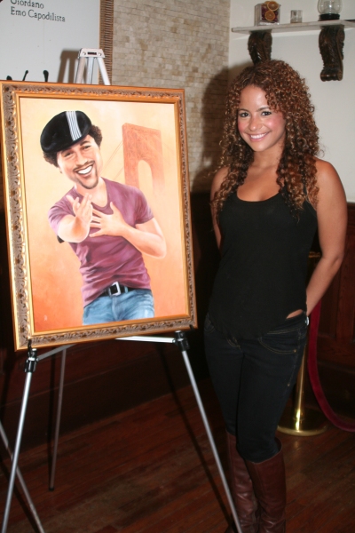 Photo Coverage: Corbin Bleu Portrait Unveiled at Tony's diNapoli Image