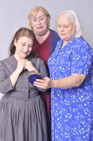 Jennifer Underwood as Grace Anne(left), Kathy Rose Center as Cornelia (right), and An Photo