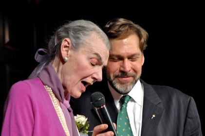 Marian Seldes and David Staller Photo