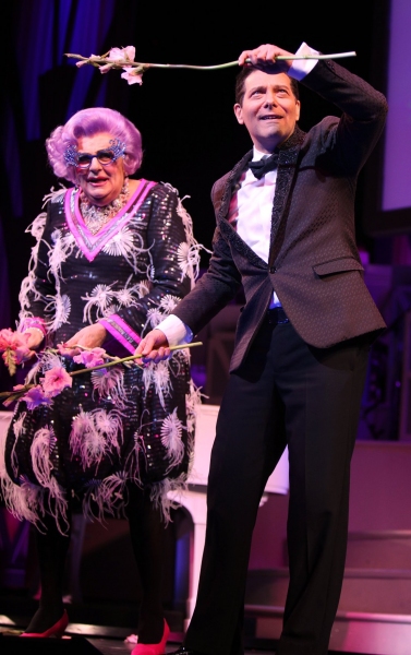 Dame Edna and Michael Feinstein Photo