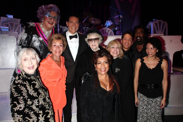 Celeste Holm, Dame Edna, Judge Judy Sheindlin, Michael Feinstein, musician Valerie Si Photo