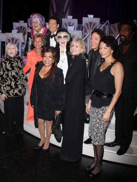 Dame Edna & Michael Feinstein with Judge Judy Sheindlin, Michael Feinstein, Valerie S Photo