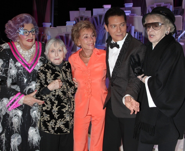 Dame Edna, Celeste Holm, Judge Judy Sheindlin, Michael Feinstein & Elaine Stritch Photo