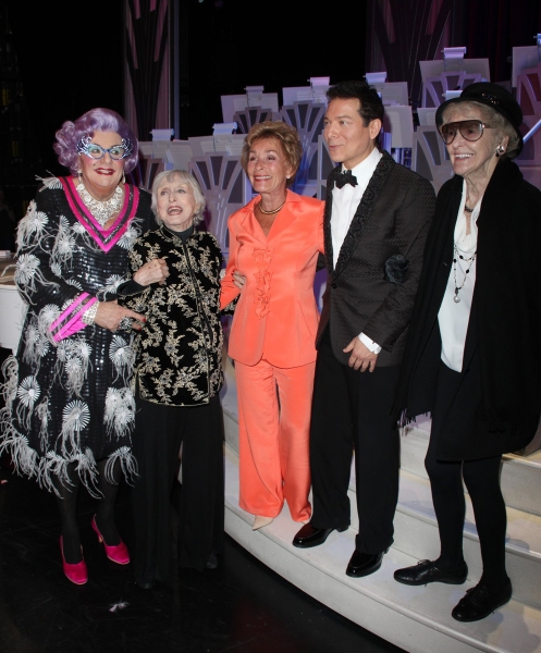 Dame Edna, Celeste Holm, Judge Judy Sheindlin, Michael Feinstein & Elaine Stritch Photo