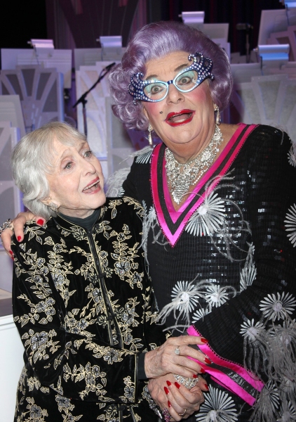 Celeste Holm and Dame Edna Photo