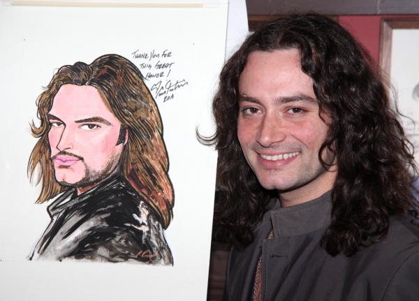 Photo Coverage: Constantine Maroulis Gets Sardi's Caricature Image