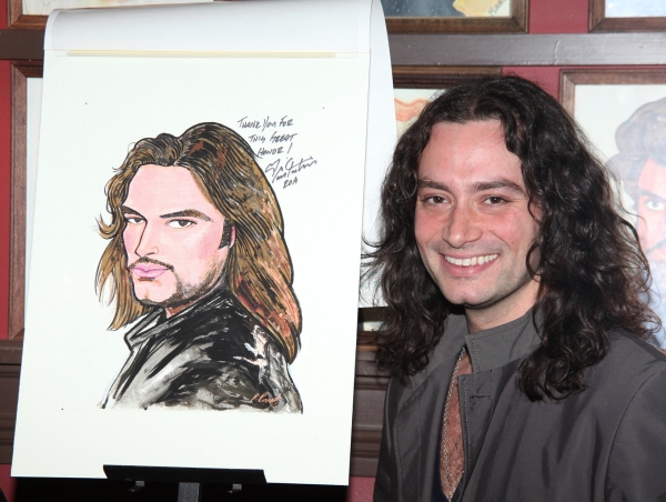 Photo Coverage: Constantine Maroulis Gets Sardi's Caricature Image