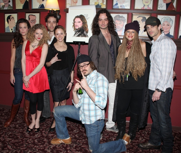Photo Coverage: Constantine Maroulis Gets Sardi's Caricature Image