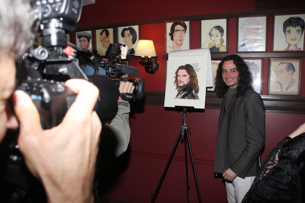 Photo Coverage: Constantine Maroulis Gets Sardi's Caricature Image