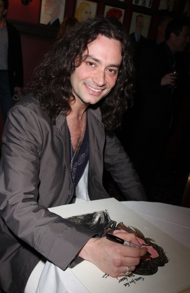 Photo Coverage: Constantine Maroulis Gets Sardi's Caricature Image