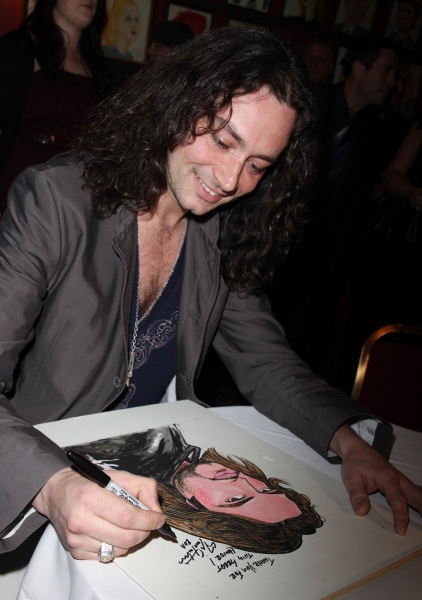 Photo Coverage: Constantine Maroulis Gets Sardi's Caricature Image