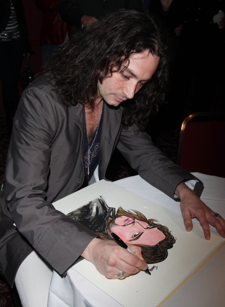 Photo Coverage: Constantine Maroulis Gets Sardi's Caricature Image