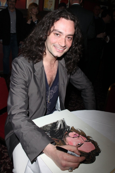 Photo Coverage: Constantine Maroulis Gets Sardi's Caricature Image