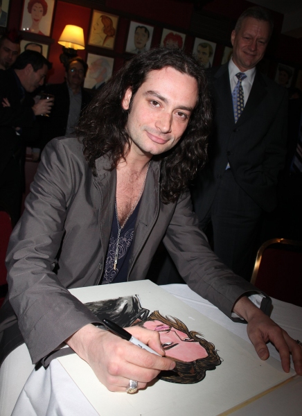 Photo Coverage: Constantine Maroulis Gets Sardi's Caricature Image