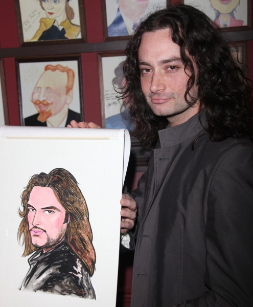 Photo Coverage: Constantine Maroulis Gets Sardi's Caricature Image