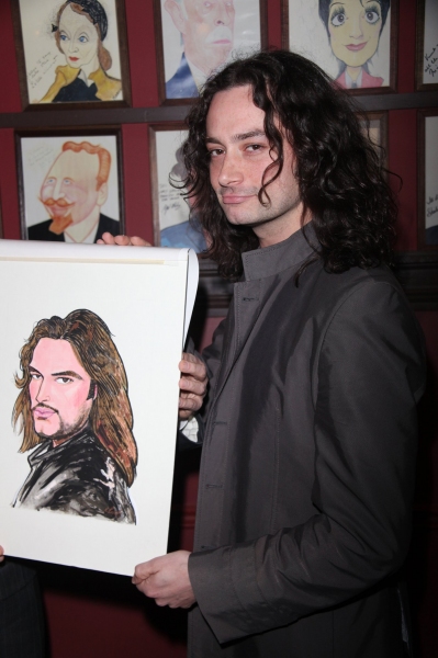 Photo Coverage: Constantine Maroulis Gets Sardi's Caricature Image