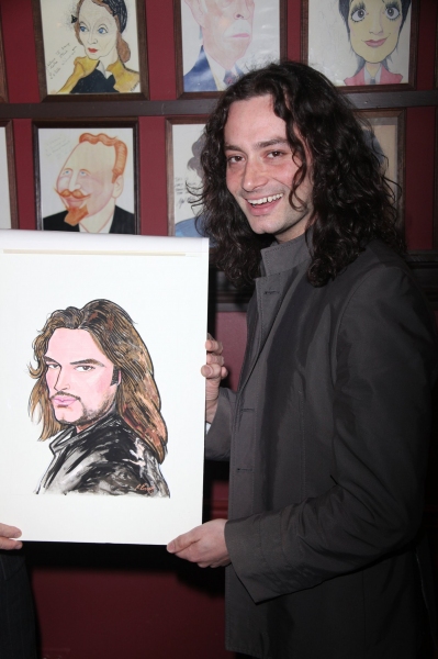 Photo Coverage: Constantine Maroulis Gets Sardi's Caricature Image
