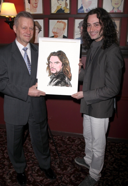 Photo Coverage: Constantine Maroulis Gets Sardi's Caricature Image