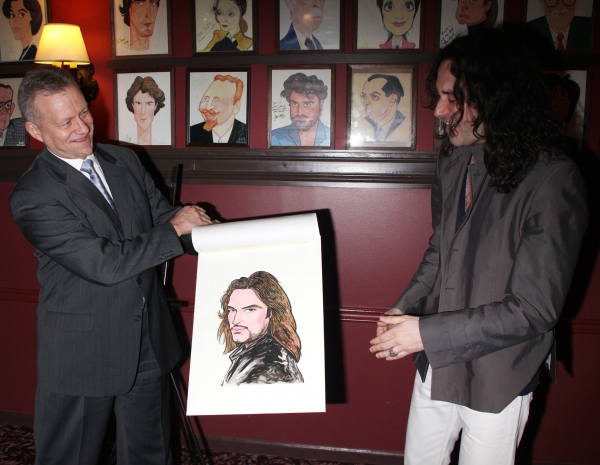 Photo Coverage: Constantine Maroulis Gets Sardi's Caricature Image
