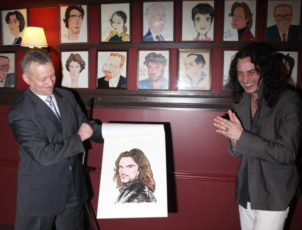 Photo Coverage: Constantine Maroulis Gets Sardi's Caricature Image