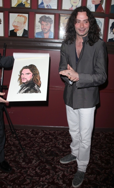 Photo Coverage: Constantine Maroulis Gets Sardi's Caricature Image