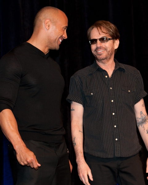 Dwayne Johnson and Billy Bob Thornton Photo