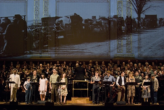 Photo Coverage: Fonda, Ebersole et al. in Collegiate Chorale's GRAPES OF WRATH Image