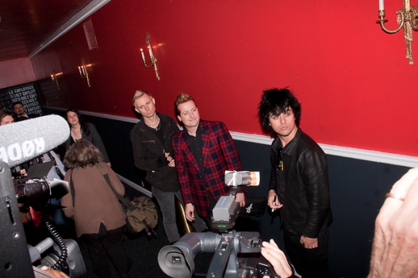 Mike Dirnt, Tre Cool and Billie Joe Armstrong Photo