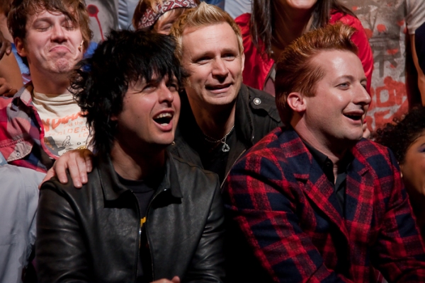 Billie Joe Armstrong, Mike Dirnt and Tre Cool Photo