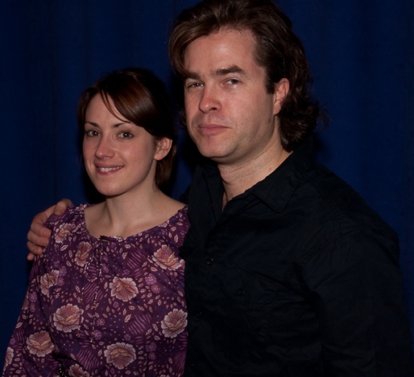 Playwright Lucy Prebble and director Rupert Goold Photo