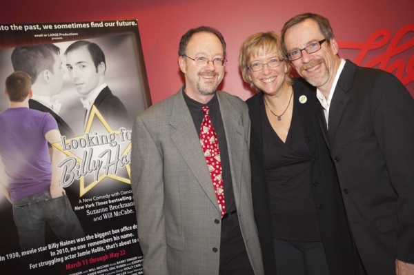 Composer Barry Singer with Playwrights Suzanne Brockmann and Will McCabe  Photo