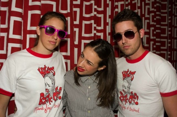 Backstage with Miranda Sings and her security guards, Rachel and Joshua Photo