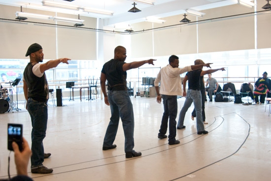 Photo Coverage: Paper Mill Playhouse's Smokey Joe's Cafe in Rehearsal Image