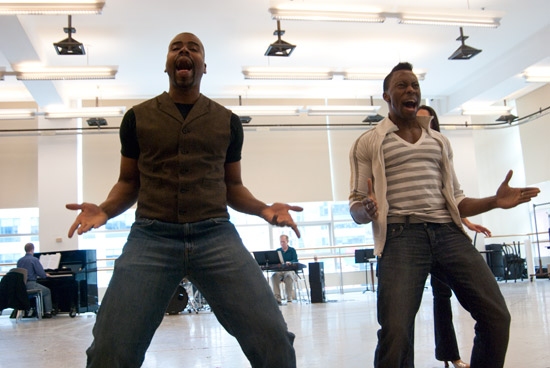 Photo Coverage: Paper Mill Playhouse's Smokey Joe's Cafe in Rehearsal Image