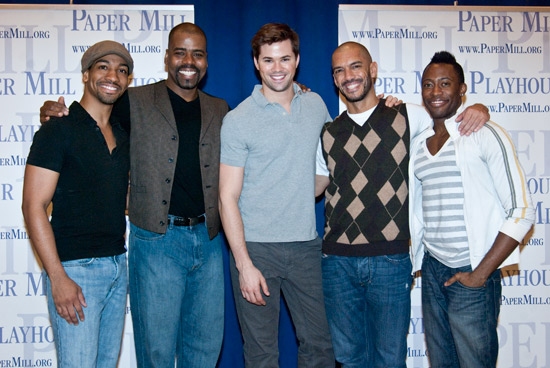 E. Clayton Cornelious, Bernard Dotson, Andrew Rannells, Dennis Stowe & Eric Lajuan Su Photo