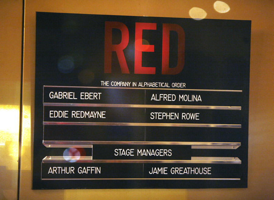Photo Coverage: RED Opening Night Curtain Call Image